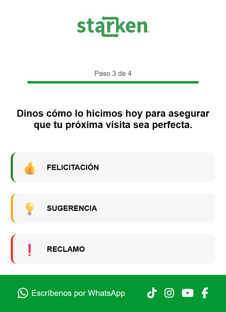 Paso 4 - Feedback